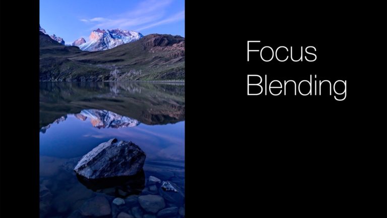 Focus Blending for Sharp Landscapes