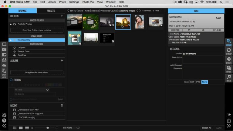Adjusting Color Space Settings
