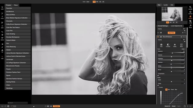 Skin Smoothing and Monochrome for Portraits – Free Sample Pack